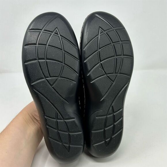 Osslue Women's Black Suede Slip-On Penny Loafers Size 8 Cushioned Insole Tassel - Picture 9 of 14